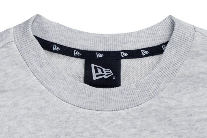 Boro Contemporary Light Heather Gray Crew Neck Sweatshirt