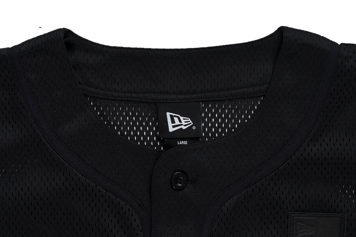 New Era Dark 90S Black Baseball Jersey