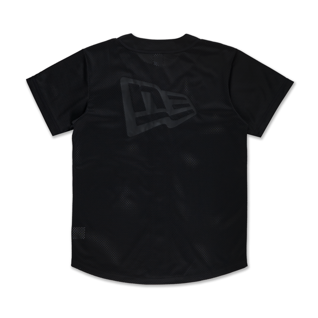 New Era Dark 90S Black Baseball Jersey