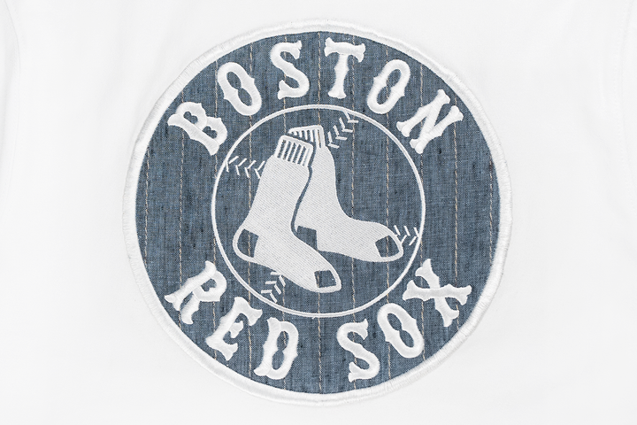 Boston Red Sox Boro Contemporary White Short Sleeve T-Shirt