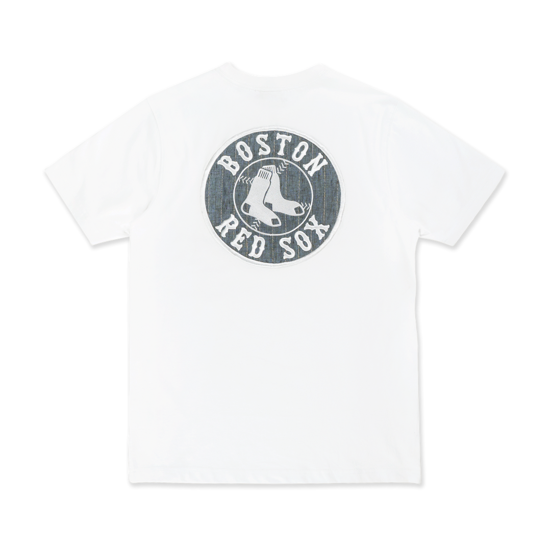 Boston Red Sox Boro Contemporary White Short Sleeve T-Shirt