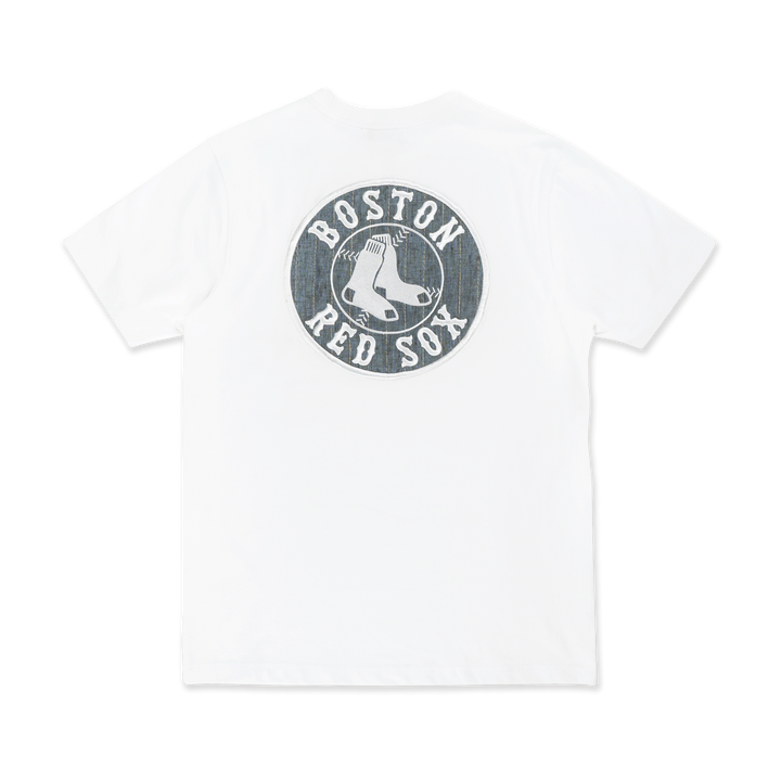 Boston Red Sox Boro Contemporary White Short Sleeve T-Shirt