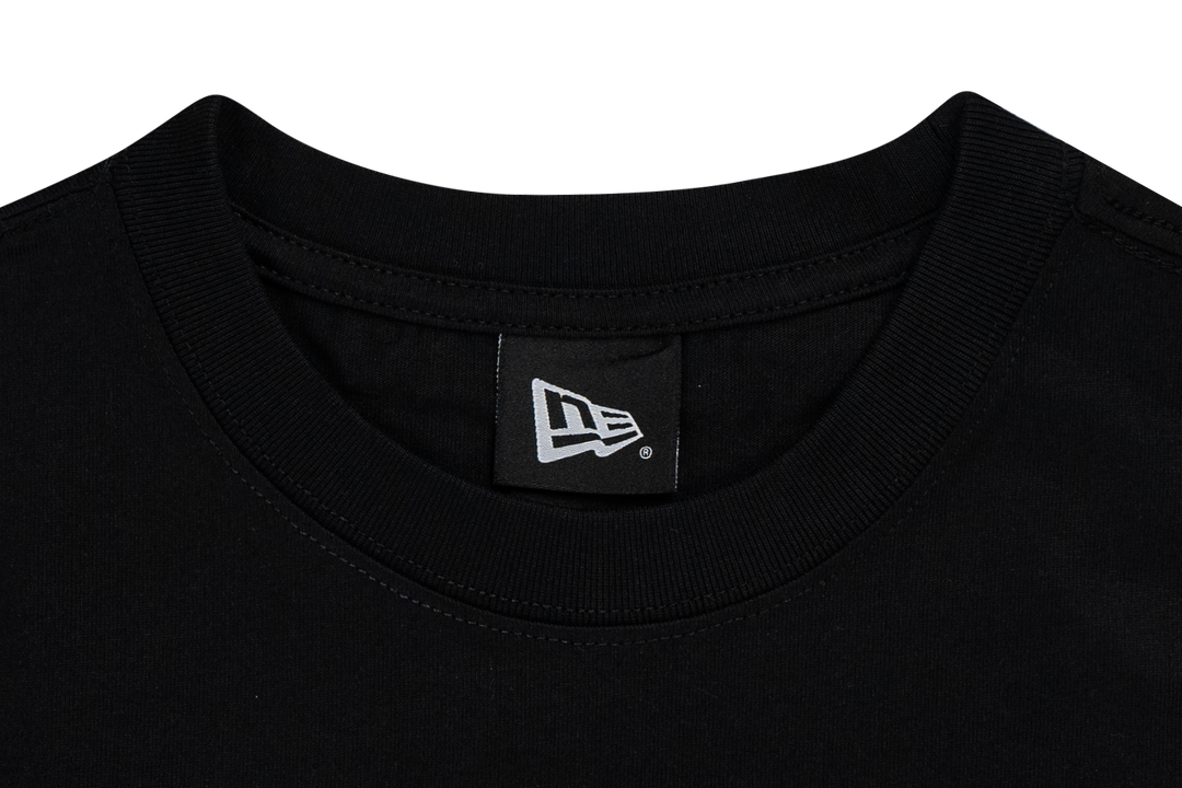 Preppy Black Short Sleeve Pocket T-Shirt