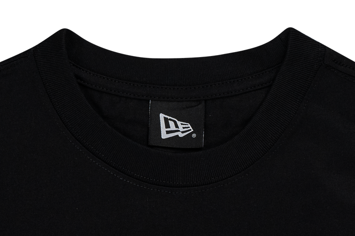 Preppy Black Short Sleeve Pocket T-Shirt