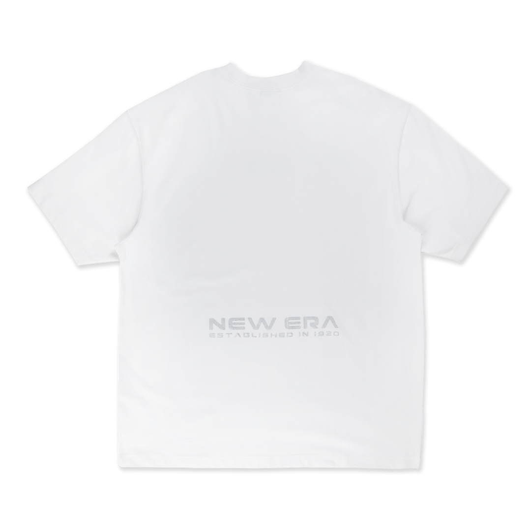 Comic Space White Oversized Short Sleeve T-Shirt