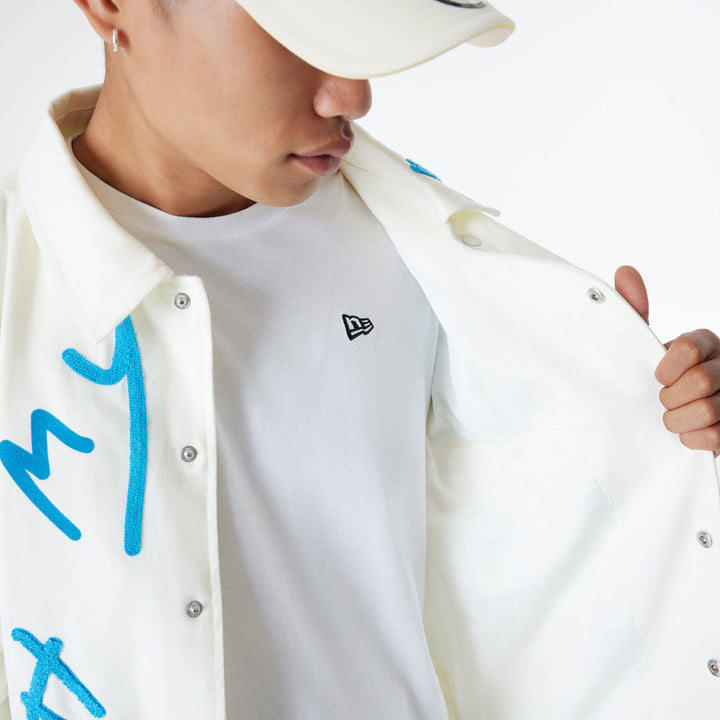 Ricardo Luevanos x New Era Off White Coach Jacket