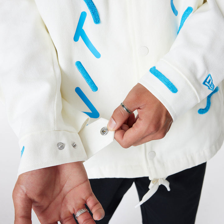 Ricardo Luevanos x New Era Off White Coach Jacket