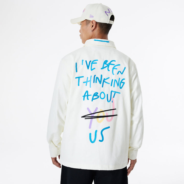 Ricardo Luevanos x New Era Off White Coach Jacket