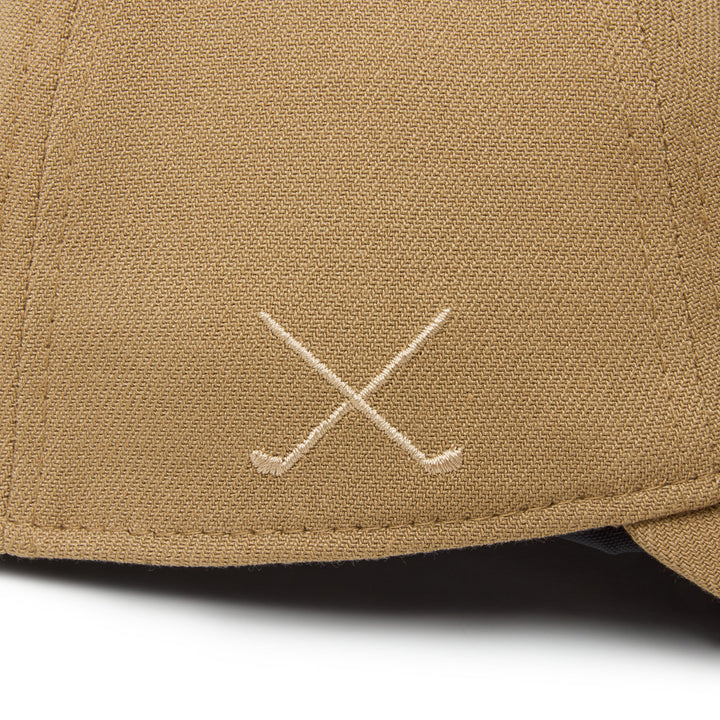 9FORTY Women Golf Open Back Charm Khaki Adjustable