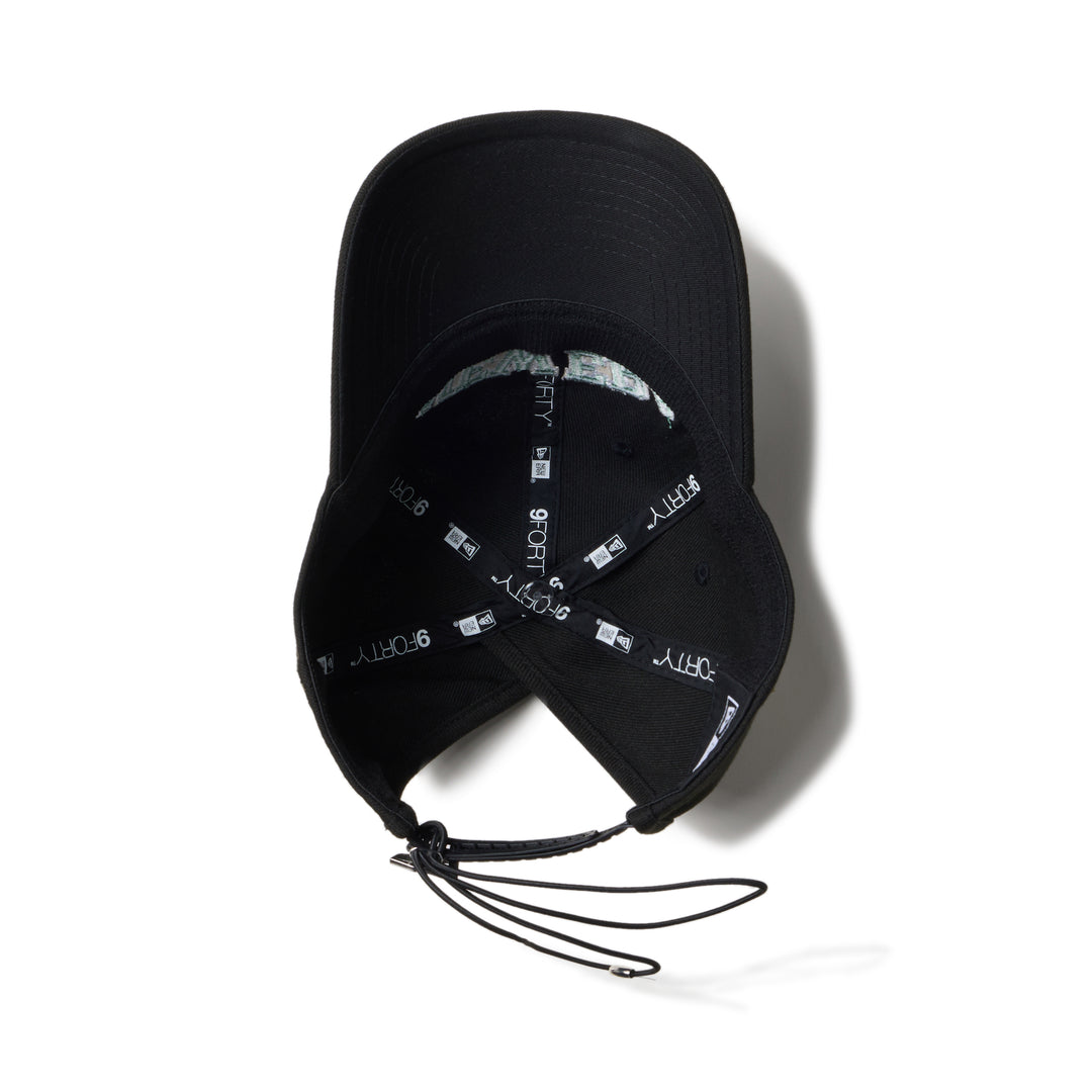 9FORTY Women Golf Open Back Charm Black Adjustable