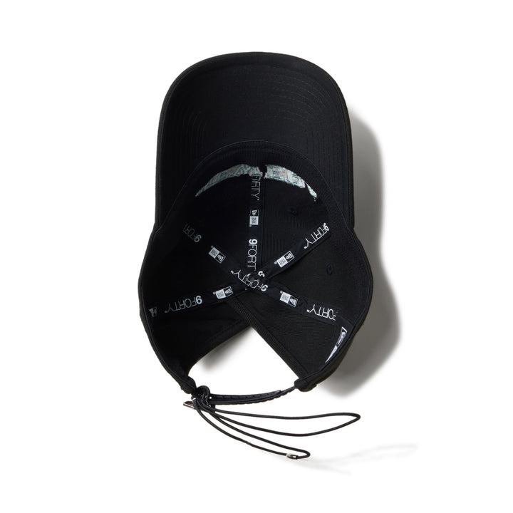 9FORTY Women Golf Open Back Charm Black Adjustable