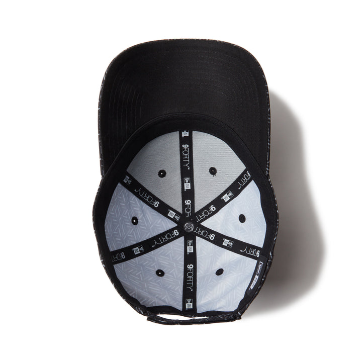 9FORTY Golf Geometric Pattern Black Snapback