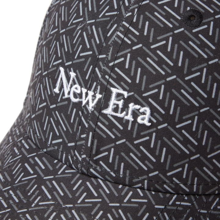 9FORTY Golf Geometric Pattern Black Snapback