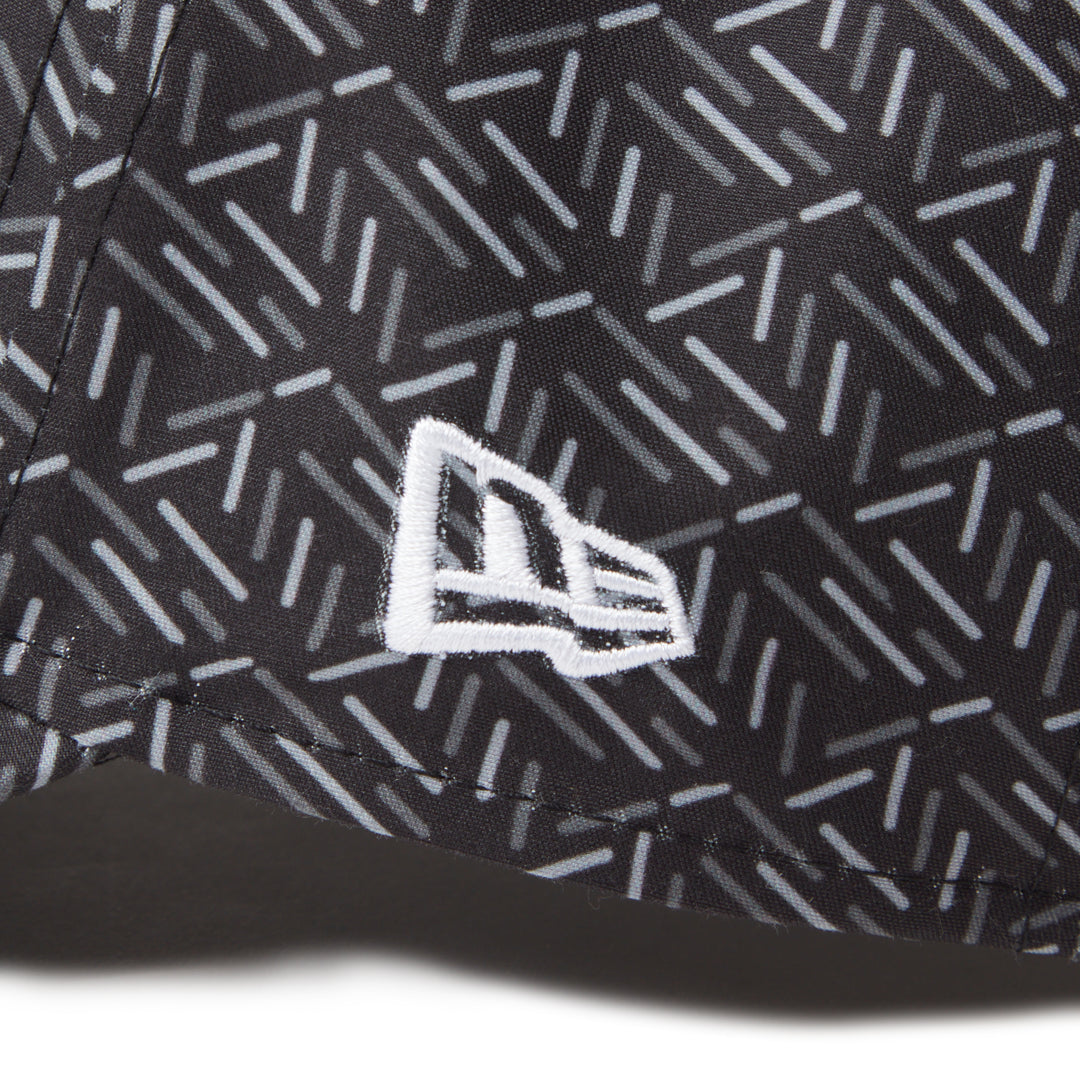 9FORTY Golf Geometric Pattern Black Snapback