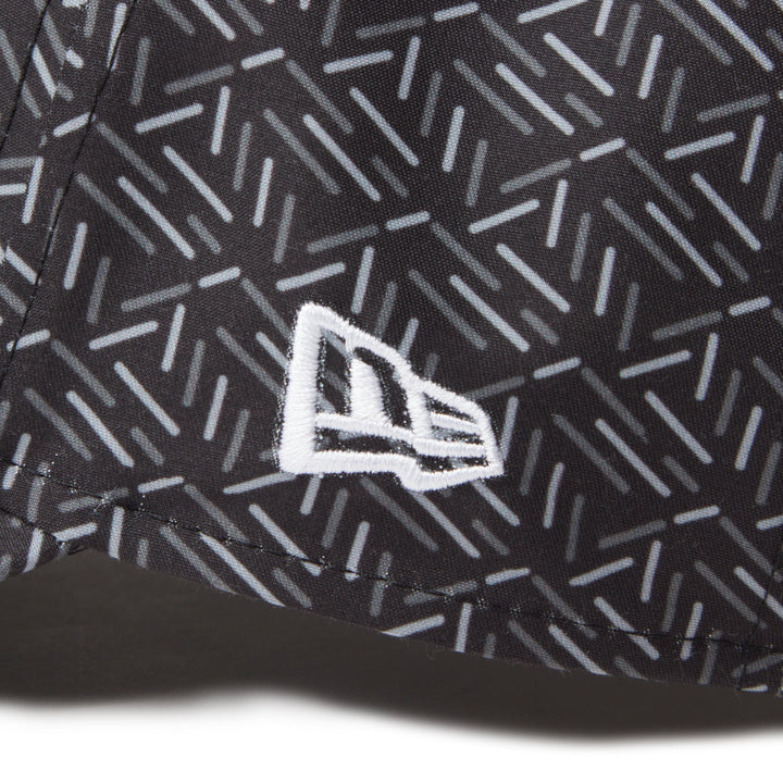 9FORTY Golf Geometric Pattern Black Snapback