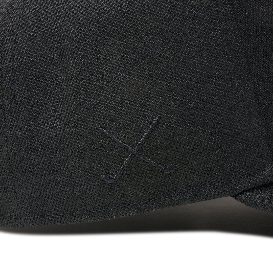 9FORTY A-Frame Golf On Par Simple Black Snapback