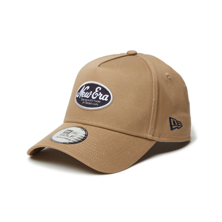 9FORTY A-Frame Golf Stretch Cotton Washable Oval Khaki Snapback