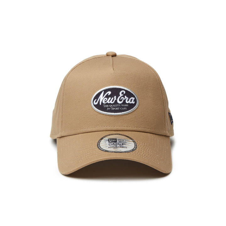 9FORTY A-Frame Golf Stretch Cotton Washable Oval Khaki Snapback