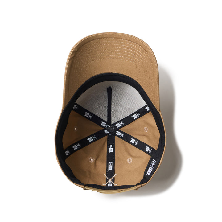 9FORTY A-Frame Golf Stretch Cotton Washable Oval Khaki Snapback