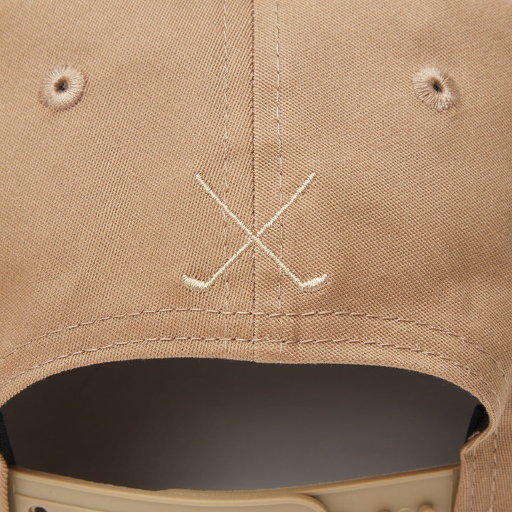 9FORTY A-Frame Golf Stretch Cotton Washable Oval Khaki Snapback