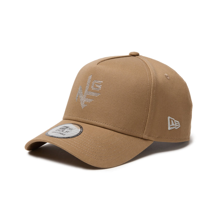 9FORTY A-Frame Rhinestone NEG Khaki Snapback