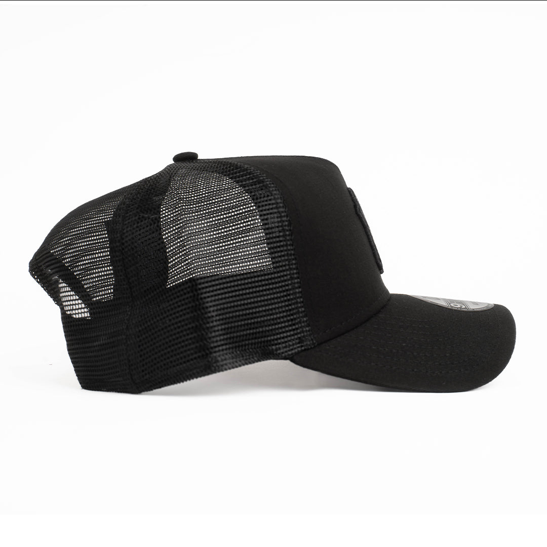 9FORTY A-Frame Trucker New York Yankees Black Snapback