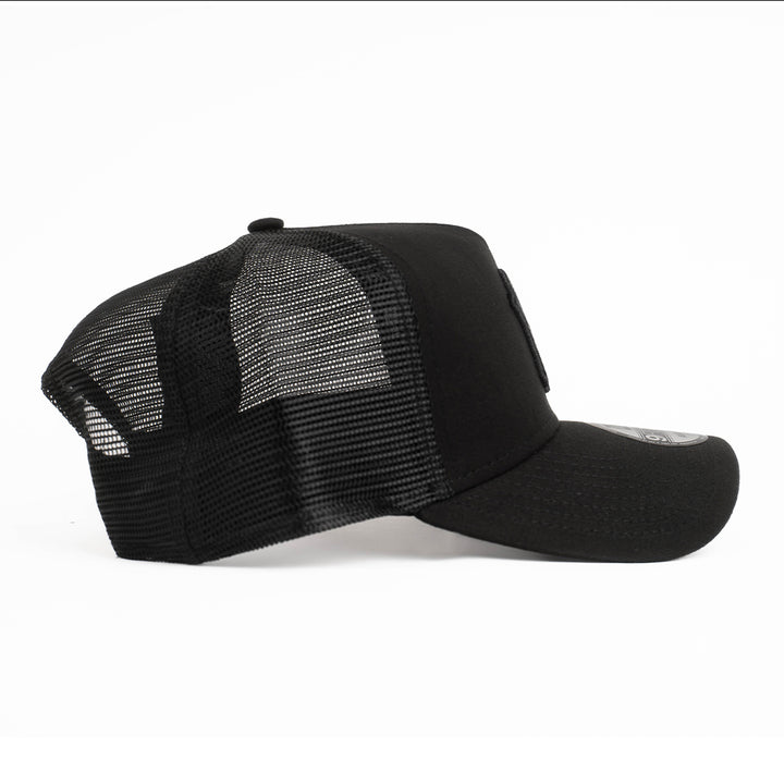 9FORTY A-Frame Trucker New York Yankees Black Snapback