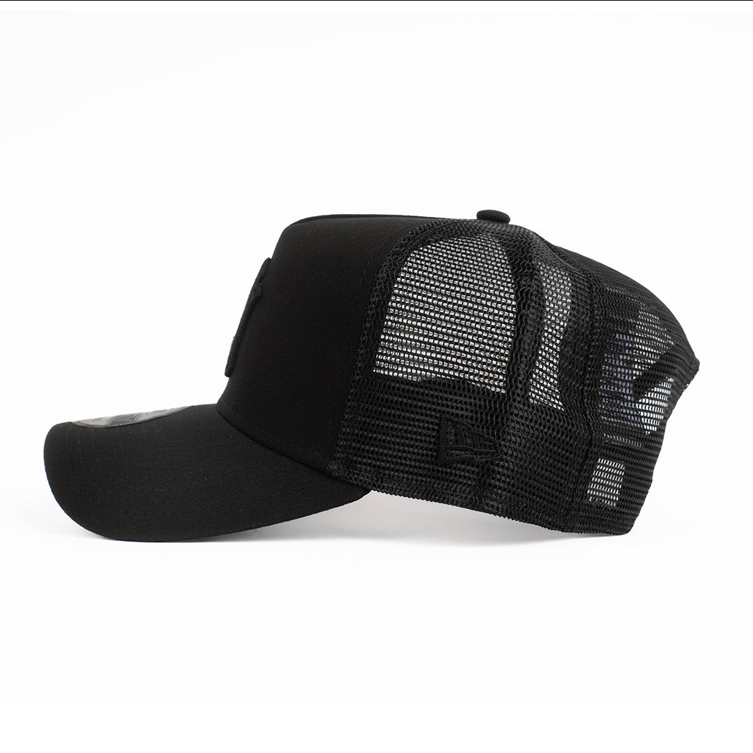 9FORTY A-Frame Trucker New York Yankees Black Snapback