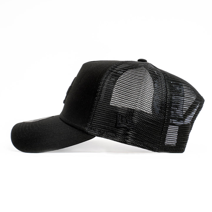 9FORTY A-Frame Trucker Los Angeles Dodgers Black Snapback