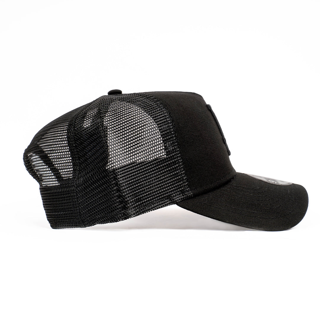 9FORTY A-Frame Trucker Los Angeles Dodgers Black Snapback