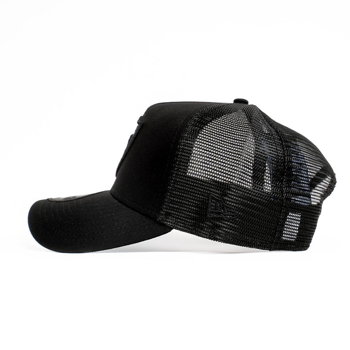 9FORTY A-Frame Trucker Las Vegas Raiders Black Snapback