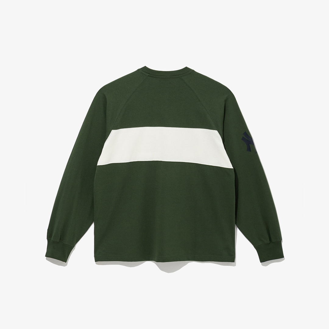 New York Yankees MLB Color Block Dark Green Long Sleeve T-Shirt