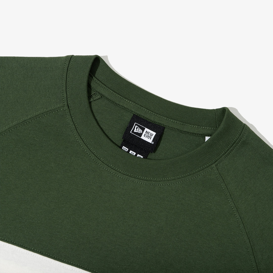 New York Yankees MLB Color Block Dark Green Long Sleeve T-Shirt