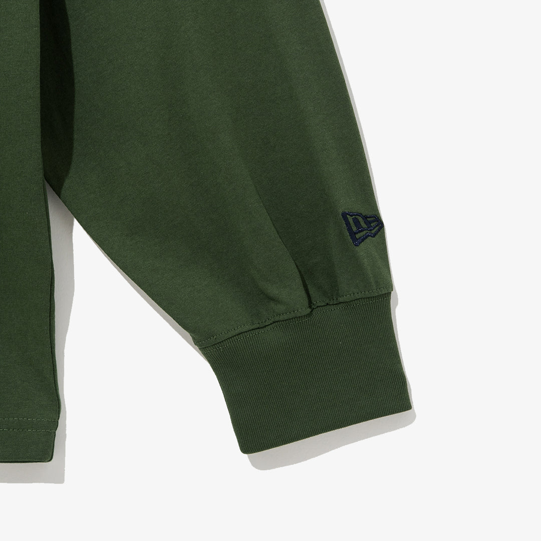 New York Yankees MLB Color Block Dark Green Long Sleeve T-Shirt