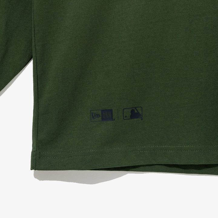 New York Yankees MLB Color Block Dark Green Long Sleeve T-Shirt