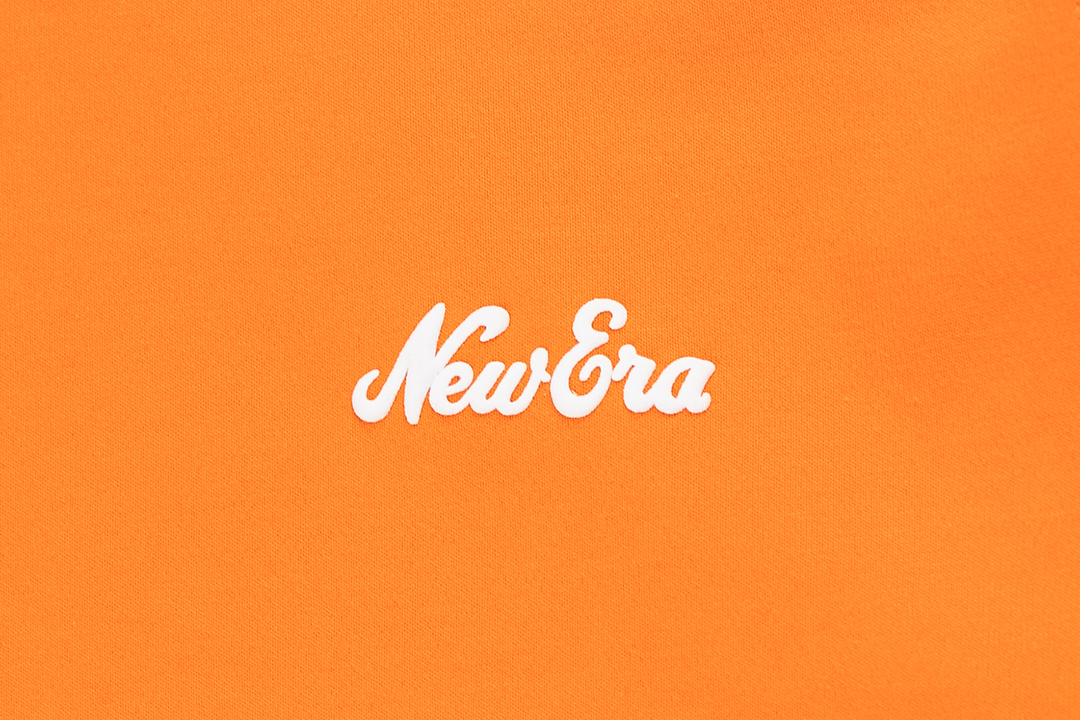 New Era Script Timeless Minimal Orange Long Sleeve T-Shirt