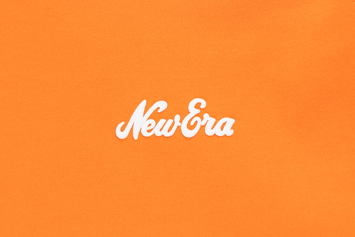 New Era Script Timeless Minimal Orange Long Sleeve T-Shirt