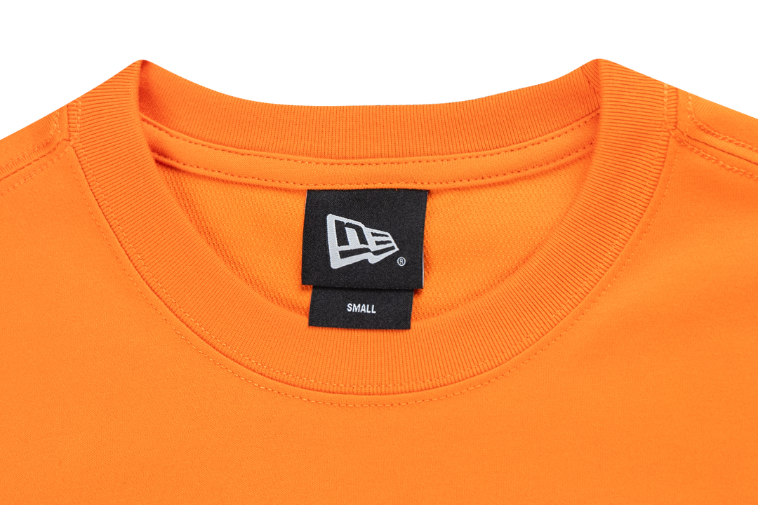 New Era Script Timeless Minimal Orange Long Sleeve T-Shirt