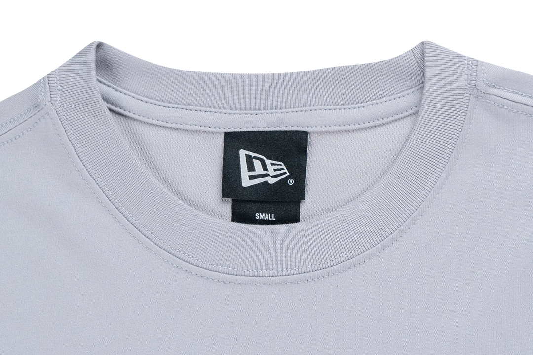 New Era Script Timeless Minimal Gray Long Sleeve T-Shirt
