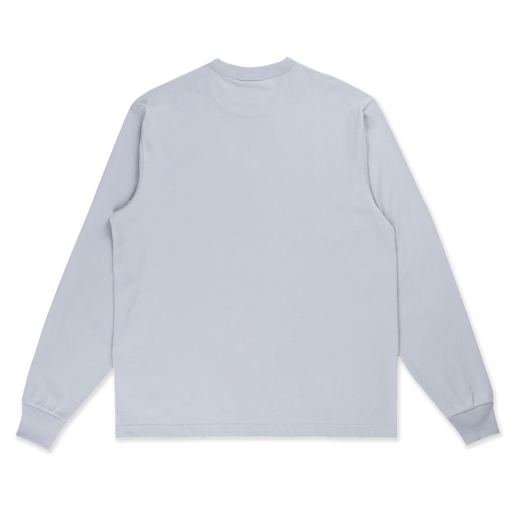 New Era Script Timeless Minimal Gray Long Sleeve T-Shirt