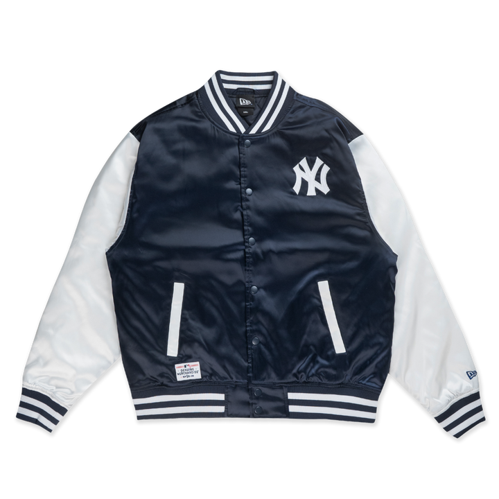 New York Yankees Timeless Minimal Black Light Padded Baseball Jacket