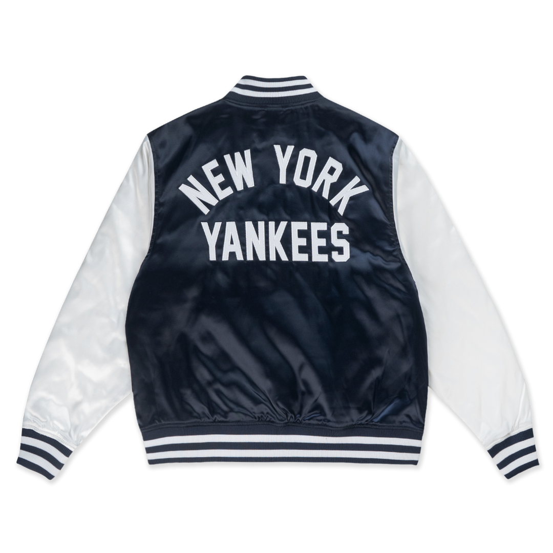 New York Yankees Timeless Minimal Black Light Padded Baseball Jacket