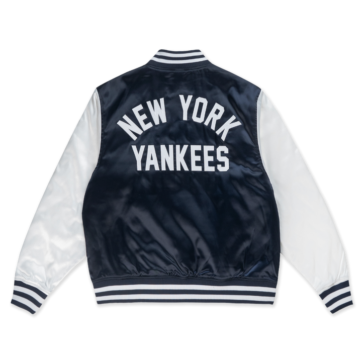 New York Yankees Timeless Minimal Black Light Padded Baseball Jacket