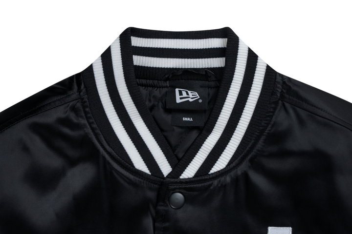 Los Angeles Dodgers Timeless Minimal Black Gray Light Padded Baseball Jacket