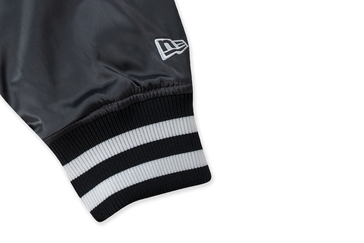 Los Angeles Dodgers Timeless Minimal Black Gray Light Padded Baseball Jacket