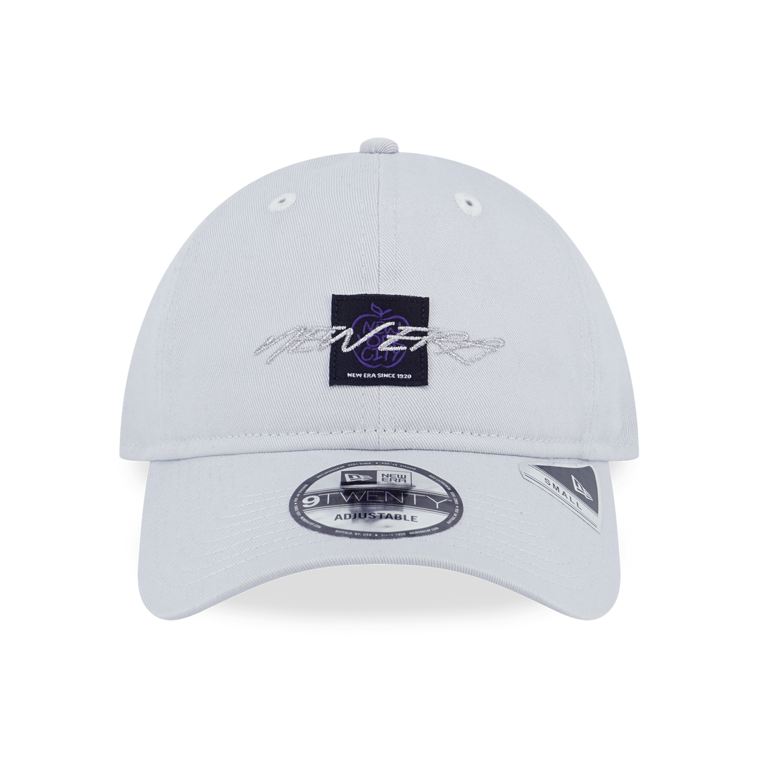 9TWENTY Small New Era ODE To NY Silver Snow Adjustable