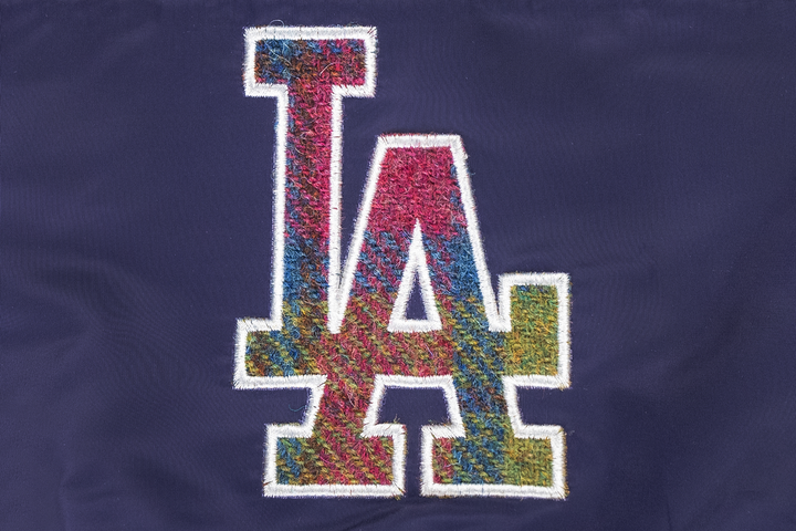 Los Angeles Dodgers Harris Tweed Puple Drawstring Shoulder Bag