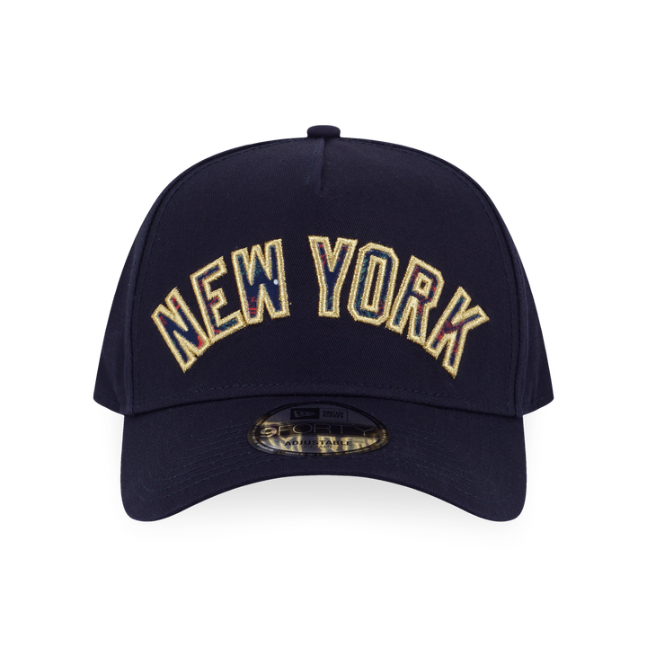 9FORTY A-Frame New York Yankees Winter Whisper Navy Adjustable