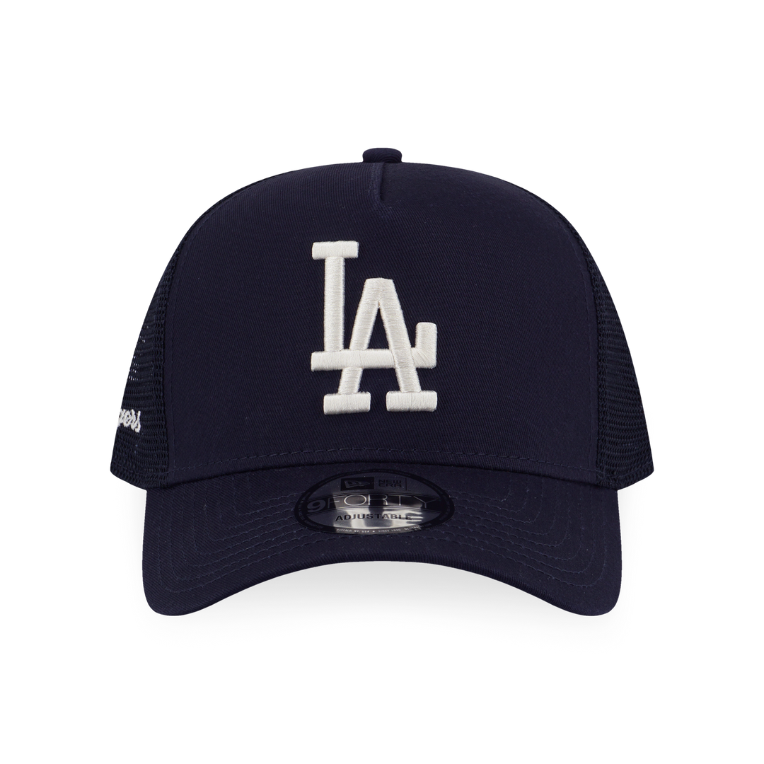 9FORTY A-Frame Trucker Los Angeles Dodgers Color Era Oceanside Blue Snapback