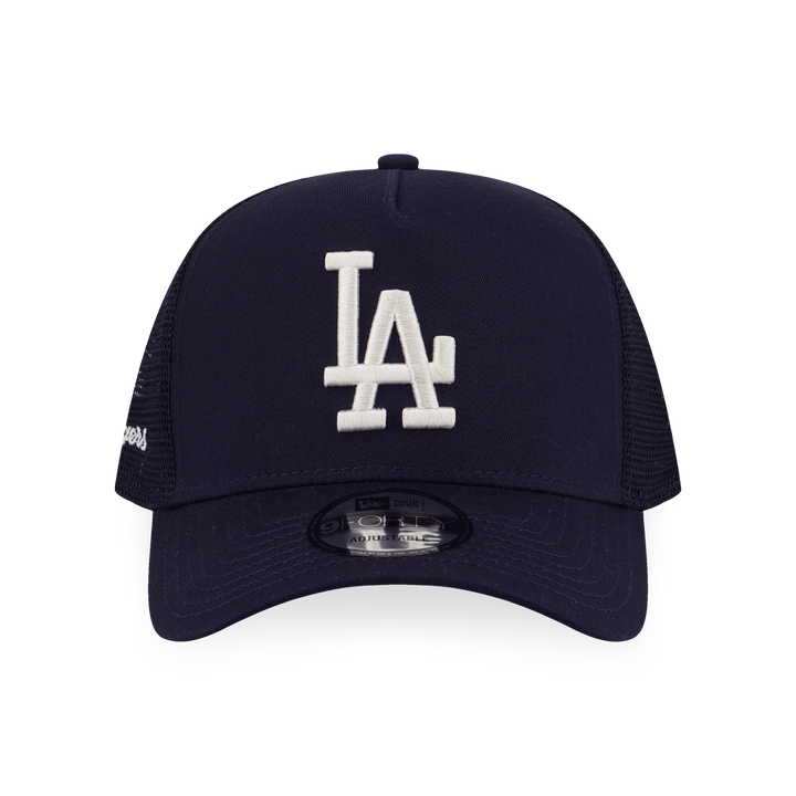 9FORTY A-Frame Trucker Los Angeles Dodgers Color Era Oceanside Blue Snapback